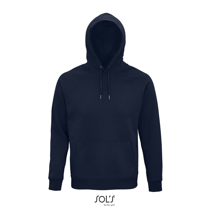 Hoodie unisexe coton bio rPET personnalisé 280g - STELLAR French Marine